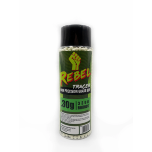 Rebel 6mm Tracer BBs - 3300ct Bottle (0.30g)