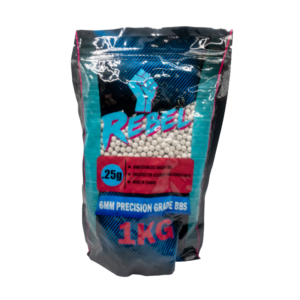 Rebel 6mm Precision BBs - 1kg Bag (0.25g)