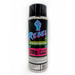 Rebel 6mm BIO Precision BBs - 3300ct Bottle (0.20g)
