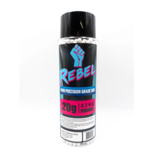 Rebel 6mm Precision BBs - 3300ct Bottle (0.20g)