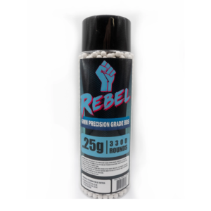 Rebel 6mm Precision BBs - 3300ct Bottle (0.25g)