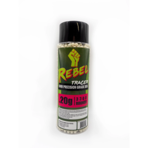 Rebel 6mm Tracer BBs - 3300ct Bottle (0.20g)
